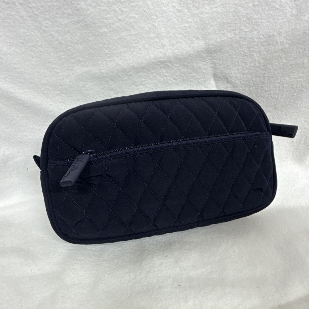 Vera Bradley Travel Case Classic Navy Quilted Zippered 18293-219